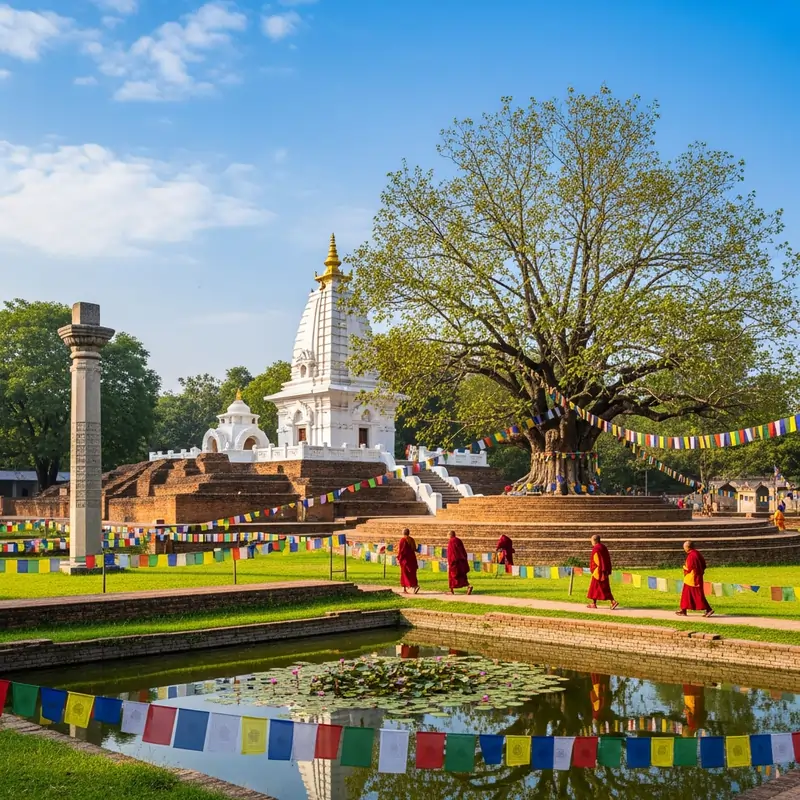 Maya Devi Temple in Lumbini, birthplace of Buddha